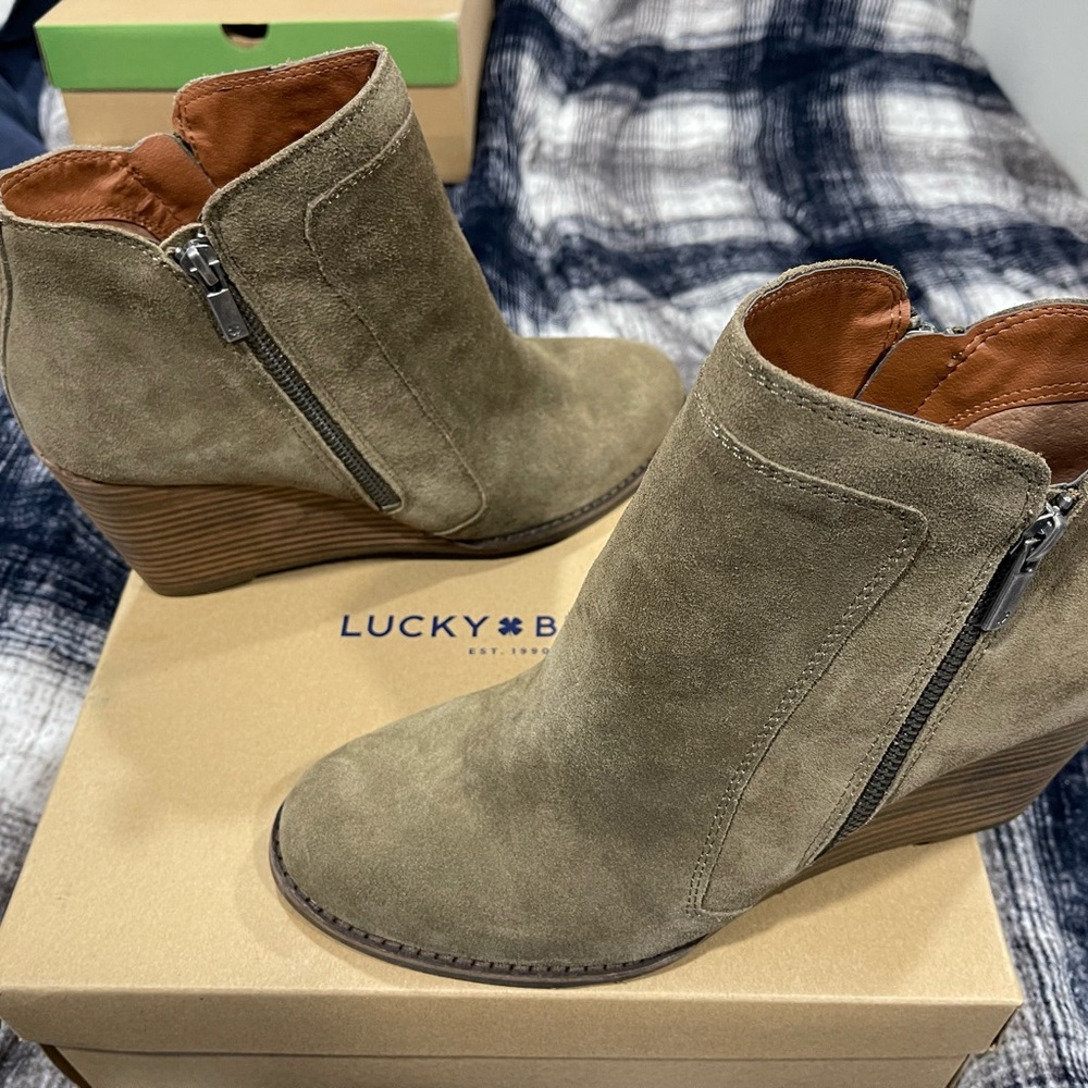 Lucky Brand Booties New in Box Size 10